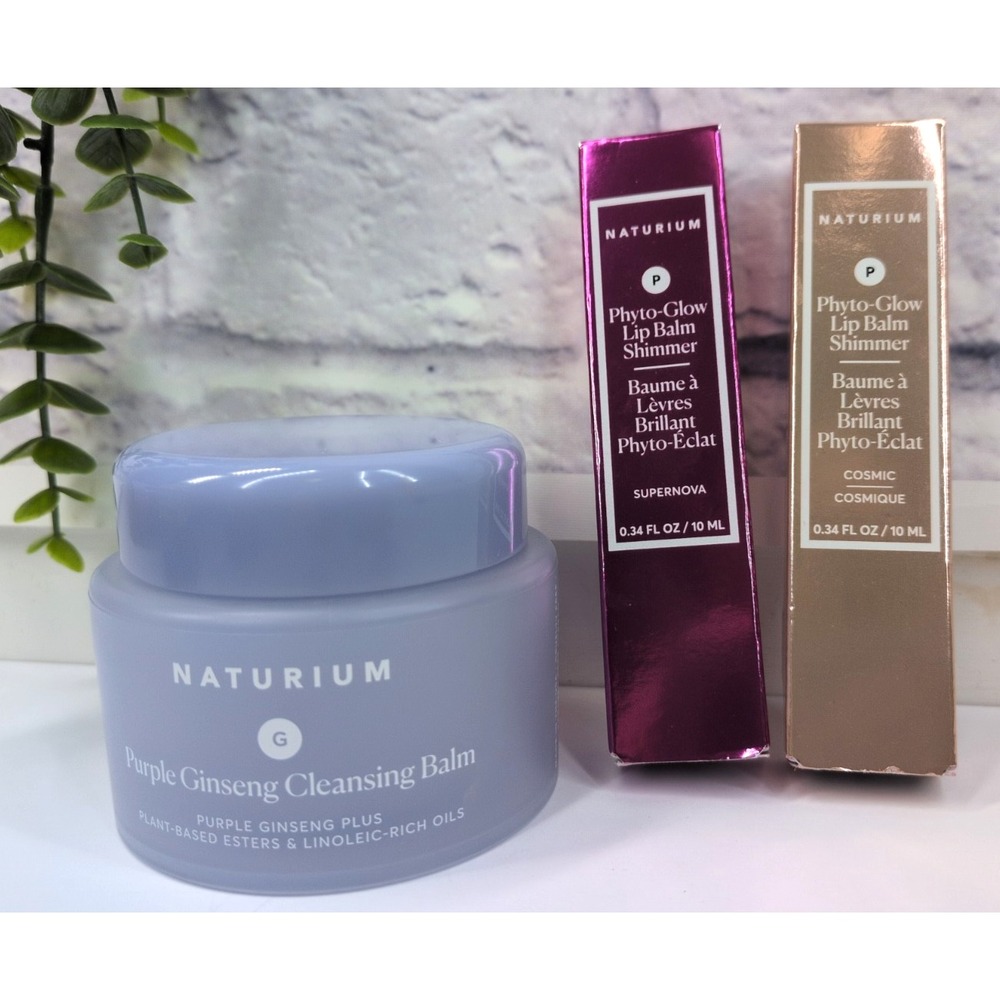 NEW LOT3🌿Naturium Phyto-Glow Lip Balm Cosmic Supernova Purple Ginseng Cleansing